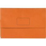 INITIATIVE DOCUMENT WALLET 345 X 225MM ORANGE PACK 50