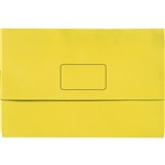 INITIATIVE DOCUMENT WALLET FOOLSCAP YELLOW PACK 50