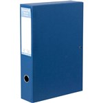 COLOURHIDE BOX FILE PE A4 NAVY BLUE