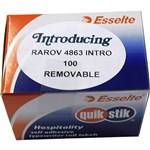 QUIKSTIK LABEL DISPLAY PACK INTRODUCING 48 X 63MM WHITE