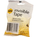 TAPE INVISIBLEMENDING 18MM X 33M 254MM CORE 7014846