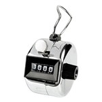 REXEL HANDY TALLY COUNTER 4 DIGIT SILVER