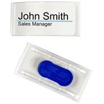 REXEL NAME BADGE PRINTABLE MAGNETIC PACK 2 7056055  