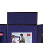 NOBO DISPLAY BOARD HEADER PANEL 250 X 600MM BLUE