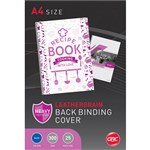 GBC BINDING COVER LEATHERGRAIN 300GSM A4 BLUE PACK 25