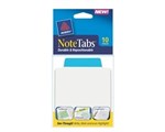 AVERY NOTE TAB LARGE SQUARE 762X889MM NEON BLUE
