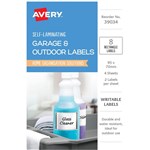 AVERY 39034 SELFLAMINATING LABELS GREY PACK 8
