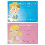 AVERY 69644 MERIT CERTIFICATES STUDENT OF THE WEEK A5 PACK 36
