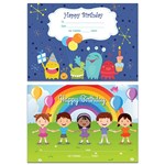 AVERY 69646 MERIT CERTIFICATES HAPPY BIRTHDAY A5 PACK 36