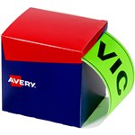 AVERY 932606 STATE IDENTIFICATION LABELS VIC 100 X 1504MM FLURO GREEN PACK 500