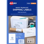 AVERY SMUDGE FREE INKJET LABELS 10 LABELS PER SHEET PACK 25 7004999