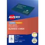 AVERY 959078 C32011 QUICK CLEAN BUSINESS CARD 200GSM 85 X 54MM WHITE PACK 250