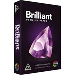 BRILLIANT PREMIUM A4 COPY PAPER 80GSM WHITE PACK 500 SHEETS