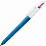 BIC 2COLOUR RETRACTABLE BALLPOINT PEN 10MM BLUERED