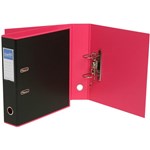 BANTEX DUET LEVER ARCH FILE PP A4 BLACK AND PINK