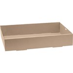 BIOPAK BIOBOARD CATERING TRAY BASE EXTRA LARGE BROWN PACK 50