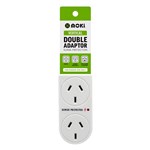 THE BRUTE POWER CO DOUBLE ADAPTOR VERTICAL WITH SURGE PROTECTION