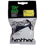 BROTHER MK621 LAMINATED LABELLING TAPE 9MM BLACK ON YELLOW