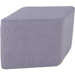 BURO YORK OTTOMAN PARELLELOGRAM GREY