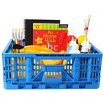 BRENEX COLLAPSIBLE CRATE LARGE 500MM BLUE