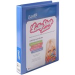 BANTEX LOLLYSHOP INSERT BINDER A4 2D BUBBLE GUM BLUE