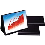 BANTEX EASEL DISPLAY BOOK NONREFILLABLE LANDSCAPE 20 POCKET A4 BLACK