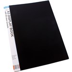 BANTEX DISPLAY BOOK NONREFILLABLE SPINE INSERT 20 POCKET A3 BLACK