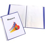 BEAUTONE DISPLAY BOOK NONREFILLABLE 20 POCKET A4 BLUE