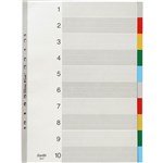 BANTEX PP INDEX DIVIDER 110 TAB PORTRAIT A3 COLOURED