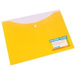 BANTEX DOCUMENT FOLDER BUTTON CLOSURE A4 BANANA