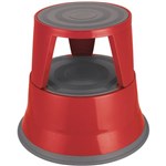 DURUS KICK STOOL 2 STEP 430 X 430MM RED