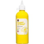EDUCATIONAL COLOURS FABRIC AND CRAFT PAINT 500ML YELLOW