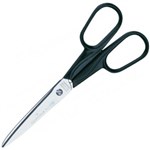 DURABLE SCISSORS PLASTIC HANDLE 150MM BLACK