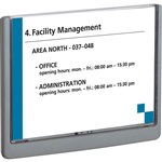 DURABLE CLICK DOOR SIGN HOLDER A5 GREY