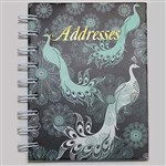 CUMBERLAND PEACOCK ADDRESS BOOK SPIRAL 125 LEAF 125 X 95MM 7055226