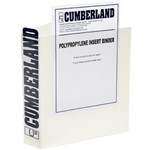 CUMBERLAND EARTHCARE INSERT RING BINDER 4D 40MM A4 WHITE