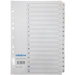 INITIATIVE INDEX DIVIDERS A4 AZ TAB WHITE