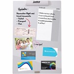 JUSTICK ELECTRO ADHESION NOTICE BOARD MINI WITH OVERLAY WHITE