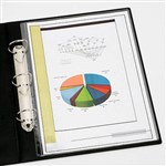 CUMBERLAND SHEET PROTECTOR PVC 125 MICRON HEAVY DUTY GLASS CLEAR A4 CLEAR PACK 25