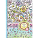 COLOUR YOUR DAYS ADULT COLOURING BOOK A4 PAISLEY