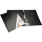 COLBY DISPLAY BOOK INSERT COVER REFILLABLE 20 POCKET A3 BLACK
