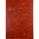 COLLINS 3880 SERIES ACCOUNT BOOK FEINT PAGED 84 LEAF A4 RED