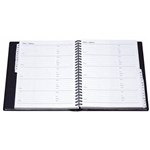 COLLINS TELEPHONE AND ADDRESS BOOK WIRO BOUND PVC A5 BLACK
