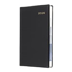 COLLINS 2022 BELMONT DIARY DAY TO PAGE 1 HOUR OCTAVO BLACK