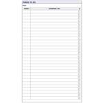 DEBDEN DAYPLANNER DESK EDITION REFILL THINGS TO DO 216 X 140MM WHITE