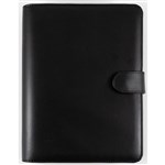 DEBDEN DAYPLANNER DESK EDITION PLANNER SNAP CLOSURE 216 X 140MM BLACK PU