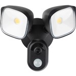 BRILLIANT SMART ALLY FLOODLIGHT AND WIFI 1080P OUTDOOR CAMERA BLACK