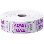 ADMIT ONE TICKETS 1000 PER ROLL 7055257