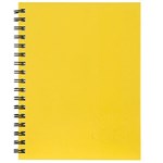 SPIRAX 512 NOTEBOOK 7MM RULED HARD COVER SPIRAL BOUND A4 200 PAGE YELLOW