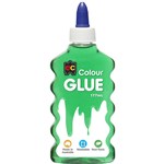 EDUCATIONAL COLOURS COLOUR GLUE 177ML GREEN